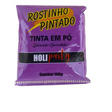 Pó Colorido Holi Neon Party Carnaval Festa Ensaio 100 Gramas Cor Roxo