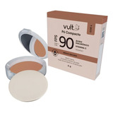 Pó Compacto Facial Médio Escuro Cor 4 Fps 90 Vult 6g