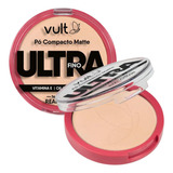 Pó Compacto Matte Vult Ultrafino Facial V410 9g Make Rosto