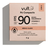Pó Compacto Vult Fps 90 Médio Claro 6g