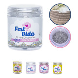 Pó Decoração Bolo Comestível Glow Glitter 5g Confeitaria