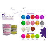 Po Decorativo Comestivel Kit
