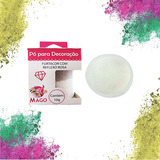 Pó Glitter Colorido Furtacor Comestível Brilhante Mago Glitter Furtacor Rosa