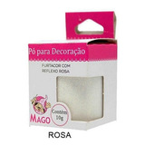 Pó Glitter Para Decoração Furta Cor Reflexo Rosa