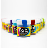 Pó Para Decoração Alimentício Comestível Fab 6 Unidades