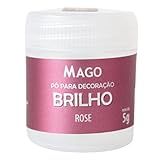 Pó Para Decoração Brilho Rose 5g Mago