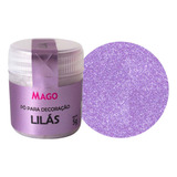Pó Para Decoração Lilás Alimentício Brilhante 5 Gramas Mago