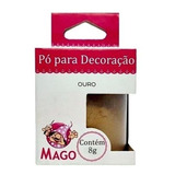 Pó Para Decoração Ouro Dourado Mago