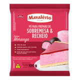 Pó Para Preparo De Sobremesa Morango 100g Mavalério