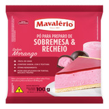 Pó Para Preparo De Sobremesa Mousse Sabor Morango Mavalério