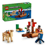 Po Presente De Natal Perfeito: Lego® Minecraft® A Viagem Do Barco Pirata Brinquedos Educativos Baseados No Jogo Minecraft, Perfeito Para Aniversário E Aventuras Com Navio Pirata Do Minecraft/p