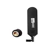 POBADY Dual Band WiFi 2 4GHz 5 8GHz Antena 18dBi Alto Ganho Omnidirecional Cola Em Bastão Antena Conector SMA Macho Antena Para Roteador WiFi Placa De Rede Sem Fio Preto 1 PCS