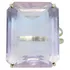 Pocao2005- Anel De Ouro 18k750 Quartzo Rosa 3600
