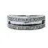 Pocao2005- Anel De Ouro Branco 18k 750 Diamantes 2885