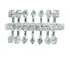 Pocao2005- Anel De Ouro Branco 18k 750 Pave Diamantes  2407