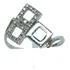 Pocao2005- Anel Ouro Branco 18k 750 Diamantes  2354