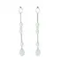 Pocao2005- Brinco Ouro Branco 18k 750 Pérolas  B901