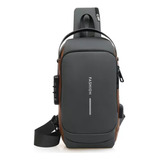 Pochet Masculina C Cadeado À Prova D água Anti roubo C Usb