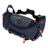 Pochete Bolsa Masculina Lateral Multiuso Ombro Bag Impermeáv Cor Azul marinho Desenho Do Tecido Lisa