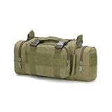 Pochete Bolsa Tática Militar Impermeável Caminhada Esportiva Casual Com Alça De Ombro  Verde 