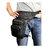 Pochete Cartucheira Perna Bornal Masculina Feminina Preto