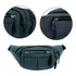 Pochete Masculina Bolsa Cintura Motoqueiro Multiuso Cor Cinza  Sem Argola