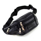 Pochete Masculina Bolsa Cintura Motoqueiro Multiuso Couro Pu
