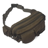 Pochete Masculina Bolsa Tiracolo Lona Grande Reforçada