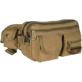 Pochete Masculina Em Lona Bolsa Cintura Reforçada Ja8012
