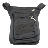 Pochete Perna Cartucheira Lona Resistente Black Moto Boy