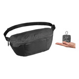 Pochete Ultracompacta De Trekking 2 Litros Forclaz Cor Preto