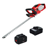 Podador Aparador Cerca Viva Arbustos 350w Bateria 58v Toyama Cor Vermelho 127 220v