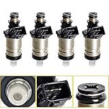 Podofo 4 Peças De Injetores De Combustível 06164 P2J 000 Para Honda Civic 1996 2000 1 6L Para Honda Accord 2 3L 1998 2002 Para Honda CR V 2 0L 1998 Para Honda Odyssey 2 3L 1998 I4 Injetores De