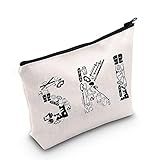 POFULL Bolsa De Cosméticos De Esqui De Inverno Para Amantes De Esqui Presente De Esqui Na Neve Bolsa De Cosméticos SKI