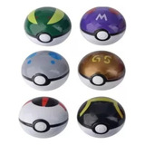 Pokebola Kit C  6 Pçs Bola Pokémon Pop up Com Boneco Dentro