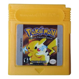 Pokémom Yellow Pikachu Fita Jogo Compatível Game Boy Color