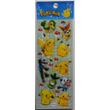 Pokemon 12 Cartelas Stickers Adesivos Decalque Lindos Escola