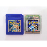 Pokémon Blue Original Game Boy Carcaça E Label Novas