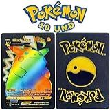 Pokémon Cartas Colecionáveis- Edição Limitada Black- Kit Com 10 Unidades- Design Holográfico