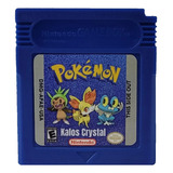 Pokémon Kalos Crystal Cartucho Fita Game Boy Gbc Gba