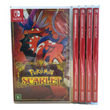 Pokémon Scarlet Nintendo Switch Mídia Física Lacrado