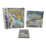 Pokemon Silver Original Salvando C Caixa Manual Game Boy Gb