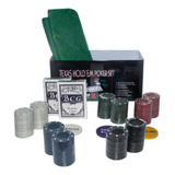 Poker Profissional Chips Jogo Com 200 Fichas