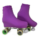 Polaina Cobre Botas Capa Para Patins Violeta