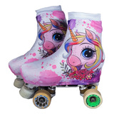 Polaina Cobre Botas Coleção Cute Capa Para Patins Unicórnio
