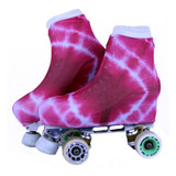 Polaina Cobre Patins Coleção Tie Dye Estampa 5 Brinde