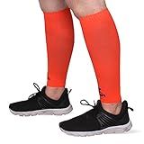Polaina De Compressão Solid Muvin - Panturrilha - Canelito - Boa Respirabilidade - Unissex - Corrida - Caminhada - Ciclismo - Exercícios - Fitness - Esportes - Conforto - Proteção - Par