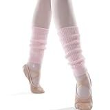 Polaina Para Dança Tricot Rosa Preto Branco  Preto  Adulto 