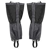 Polainas De Perna 1 Par De Perneiras De Neve Perneiras Impermeáveis Para Escalada Ao Ar Livre Caminhadas Perneiras Botas De Sapato Capa Para Adulto Preto 