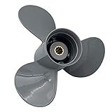 POLAMAX Suporte De Barco De Hélice De Popa De Alumínio 9 7 8X11 Substituição Para Honda BF25 30HP OEM 58130 ZW2 F31ZA
